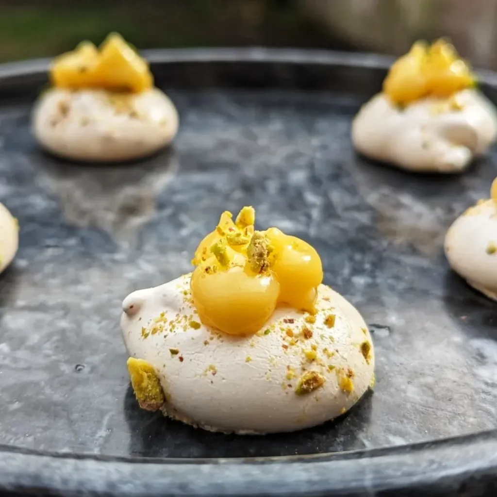 Seasonal canapés prepared by DOM Catering in London
